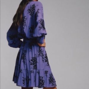 Zara size Medium purple floral dress